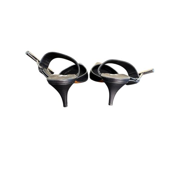 Alexander McQueen NIB Birdee Pointed Toe Mule in Black Size 39.5 - Picture 7 of 13